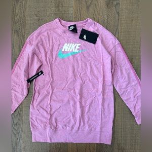 Nike Pink Long Sleeve Kids Tee